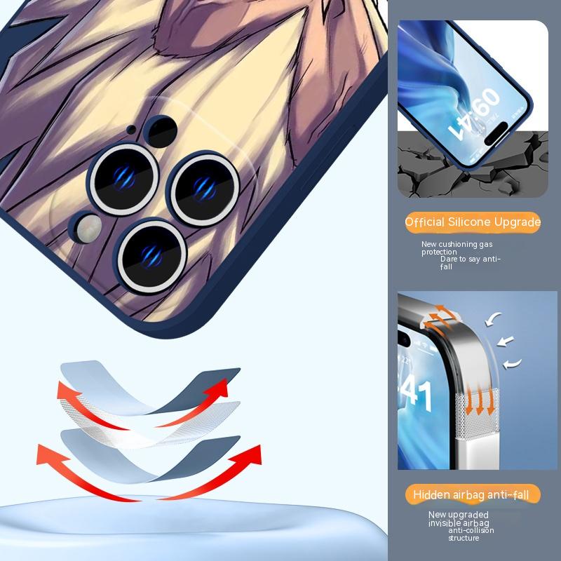 Ốp Điện Thoại Hình Son Goku Vegeta Cho IPhone 6 6S 11 7 8 Se 2020 X XR XS Plus 12 13 14 PRO mini MAX