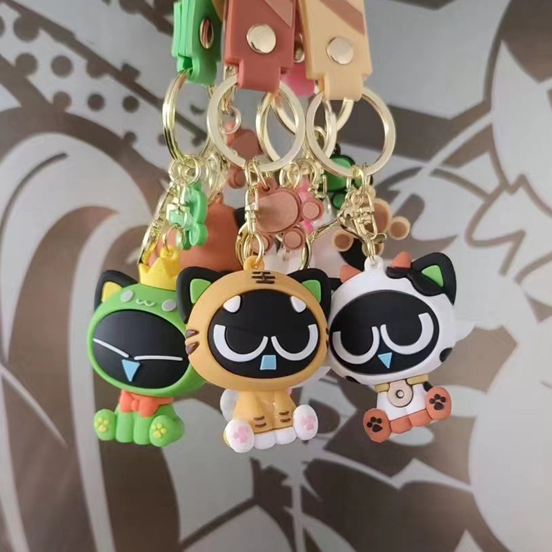 Móc Khóa Hình Búp Bê Luo Xiaohei Bằng Epoxy Độc Đáo Dễ Thương