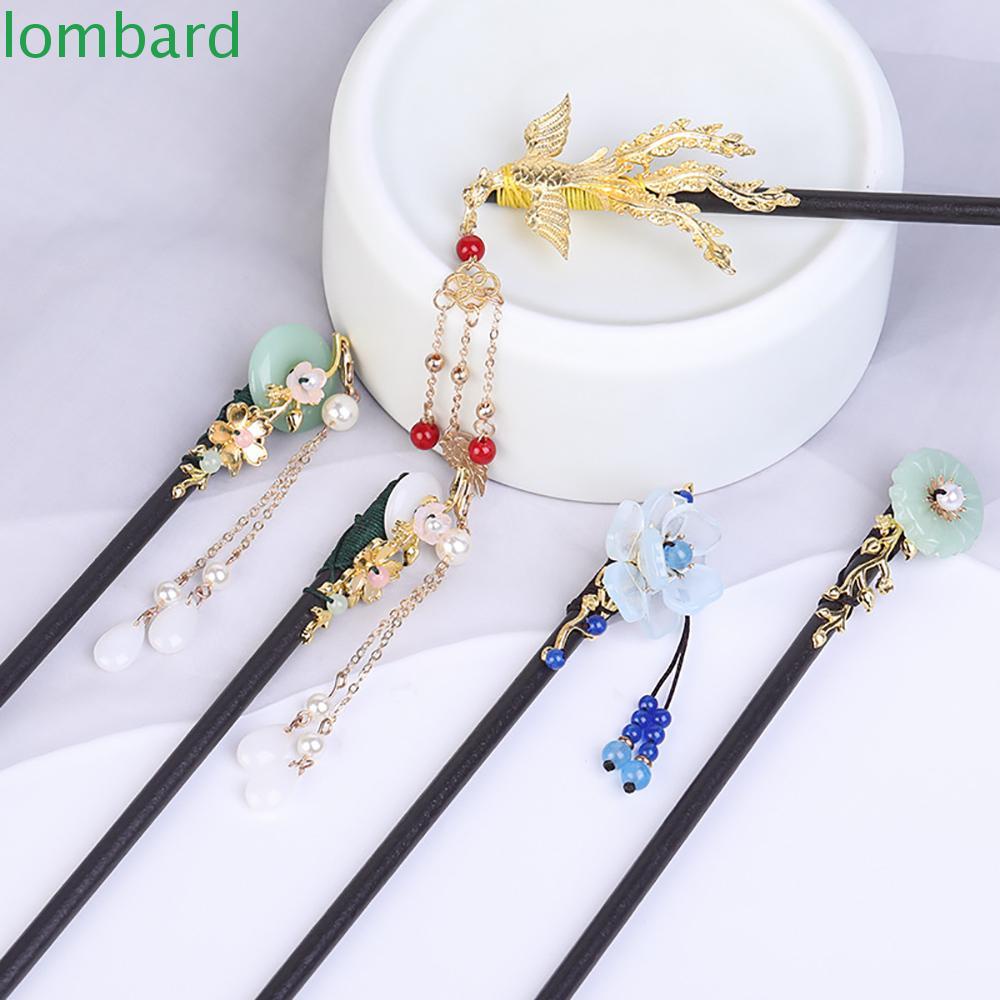 Trâm Cài Tóc Bằng Gỗ Phong Cách Hanfu Cổ Điển Cho Nữ