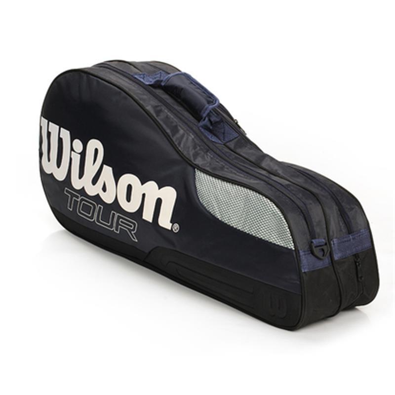 Túi Đựng Vợt Tennis Wilson 0318 Đeo Vai 4 Ngăn Tiện Dụng 4 Màu