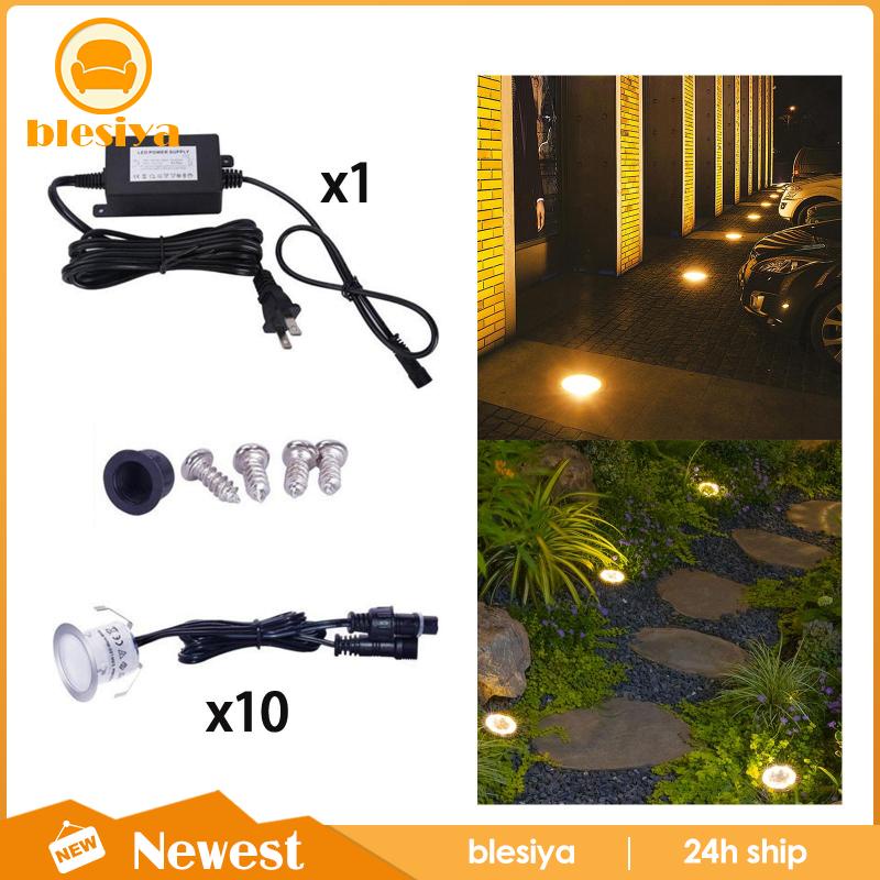 Set 10 Đèn LED IP67 Chống Thấm Nước Dùng Để Trang Trí Sân Vườn Tiện Dụng