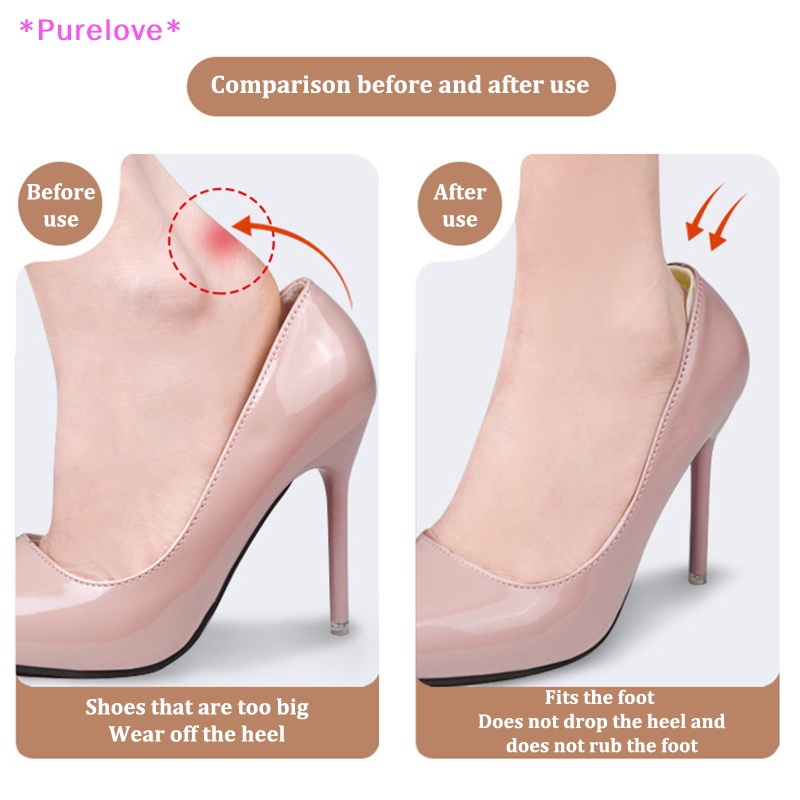 1 Cặp Đệm Lót Giày Cao Gót Bảo Vệ Chống Mòn Có Thể Điều Chỉnh Kích Thước Mới
