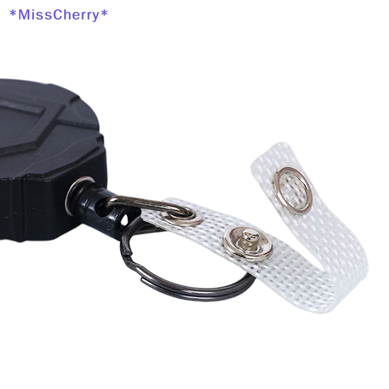 Dây Móc Chìa Khóa Bằng Kim Loại Có Thể Thu Gọn Dùng Để Treo Thẻ ID / Tên Mới