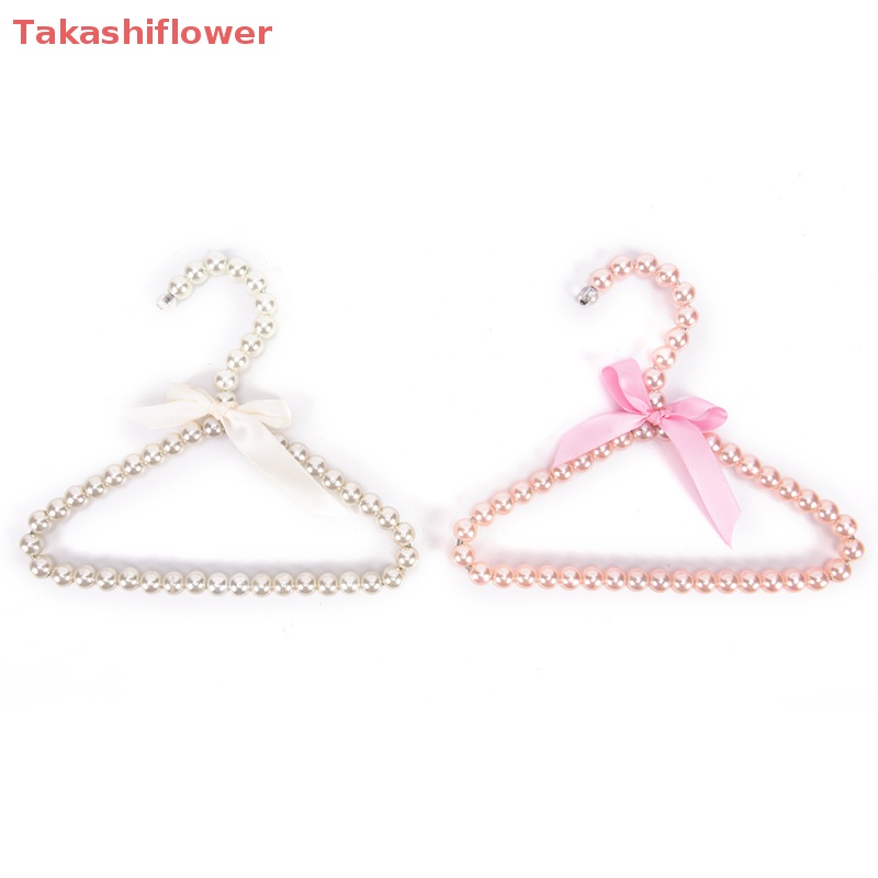 1 Móc Treo Quần Áo Đính Nơ Và Ngọc Trai Thời Trang Cho Thú Cưng