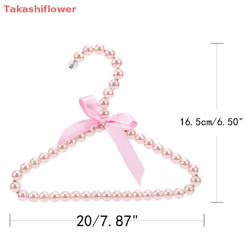 1 Móc Treo Quần Áo Đính Nơ Và Ngọc Trai Thời Trang Cho Thú Cưng