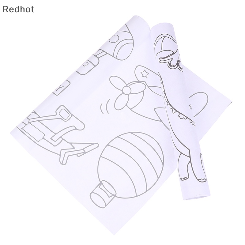 &lt; Redhot &gt; Cuộn Giấy Vẽ Graffiti 3m Màu Sắc Dành Cho Trẻ Em