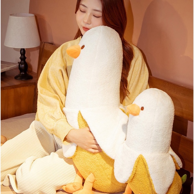 Thú Nhồi Bông Hình Quả Chuối / Vịt Dễ Thương Cho Bé