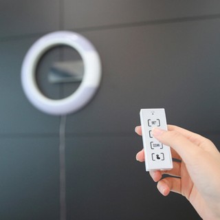 LED Mirror Hollow Wall Clock Modern Minimalist Creative Alarm Clock Wall Clock
