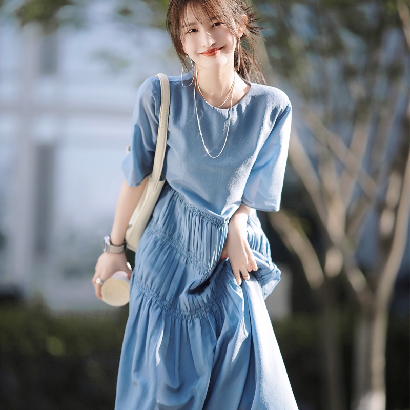 Đầm Lụa Acetate Phiên Bản Thẳng Không Chọn Người Thoải Mái Burst Squat Me!Ốp Điện Thoại Xinh Xắn Dành Cho Iphone Q