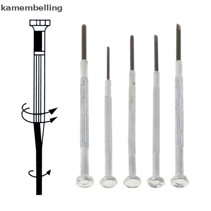 Set 6 Tua Vít Nhỏ Có Rãnh Dùng Để Sửa Chữa Đồng Hồ Đeo Tay / Mắt Kính