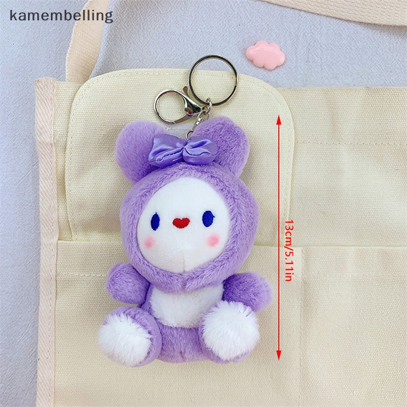 Móc Khóa Hình Thỏ Nhồi Bông Dễ Thương Sáng Tạo