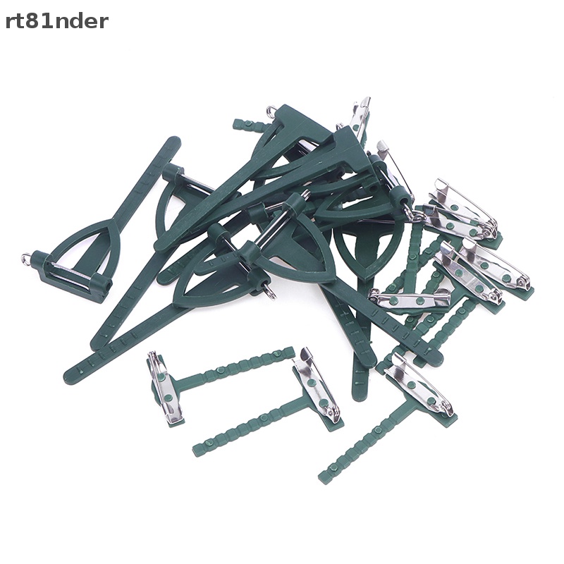 Rt Set 10 Kẹp Cố Định Ghim Cài Áo Hình Tam Giác / Hoa Nghệ Thuật DIY Đa Ứng Dụng