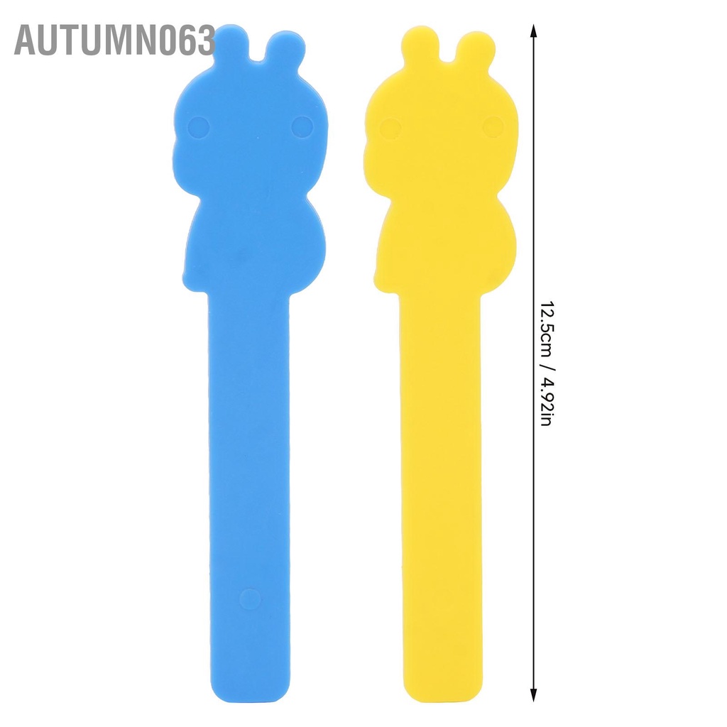 Autumn063 2 chiếc Dụng cụ đè lưỡi Phối màu bằng nhựa Máy tập cơ di động cho trẻ em