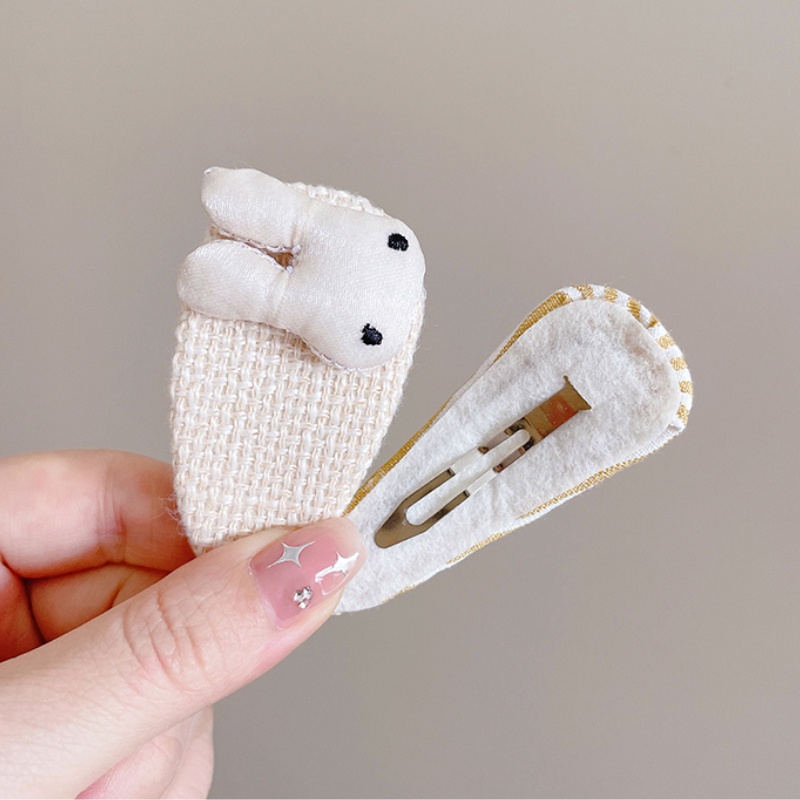 Kẹp Tóc Nơ Vải Dễ Thương Cho Bé Gái