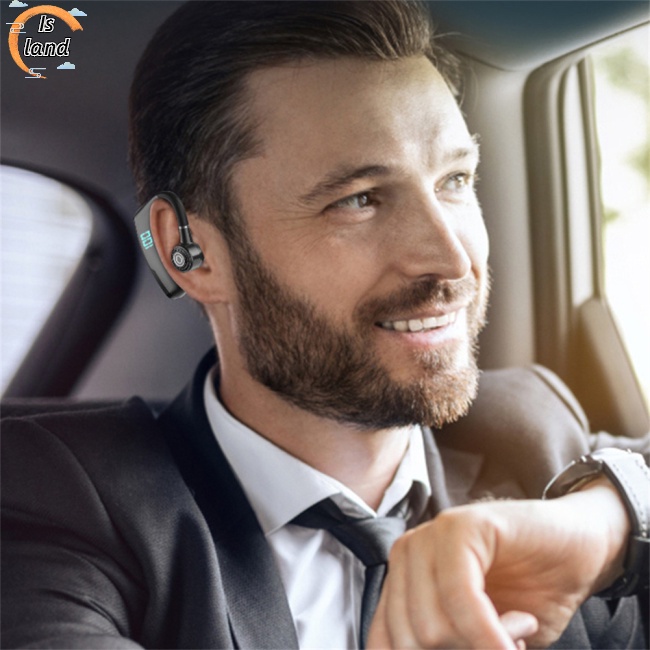 Tai Nghe Bluetooth Không Dây V9 Pro Móc Vành Tai Có Màn Hình Led Hiển Thị Thông Minh