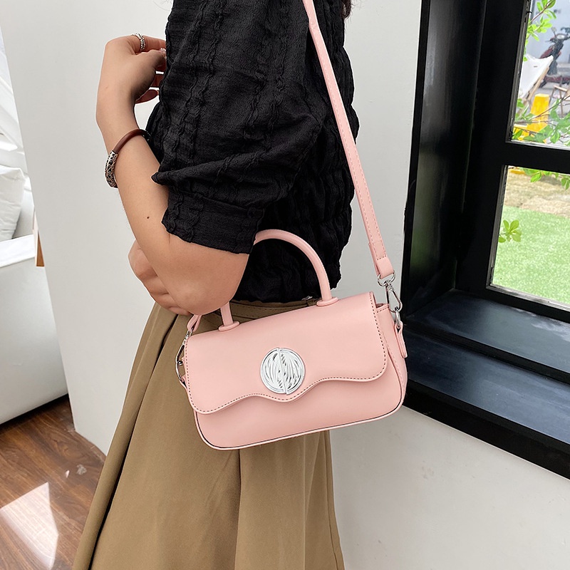 Túi Đeo Chéo Hình Vuông Cỡ Nhỏ Thiết Kế Đơn Giản Thời Trang Phong Cách Hàn Quốc Cho Nữ