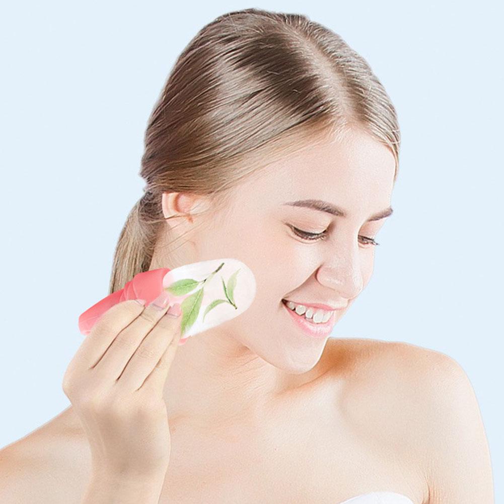 Cây Lăn Mát Xa Mặt Bằng Silicone Chống Nếp Nhăn Tiện Dụng