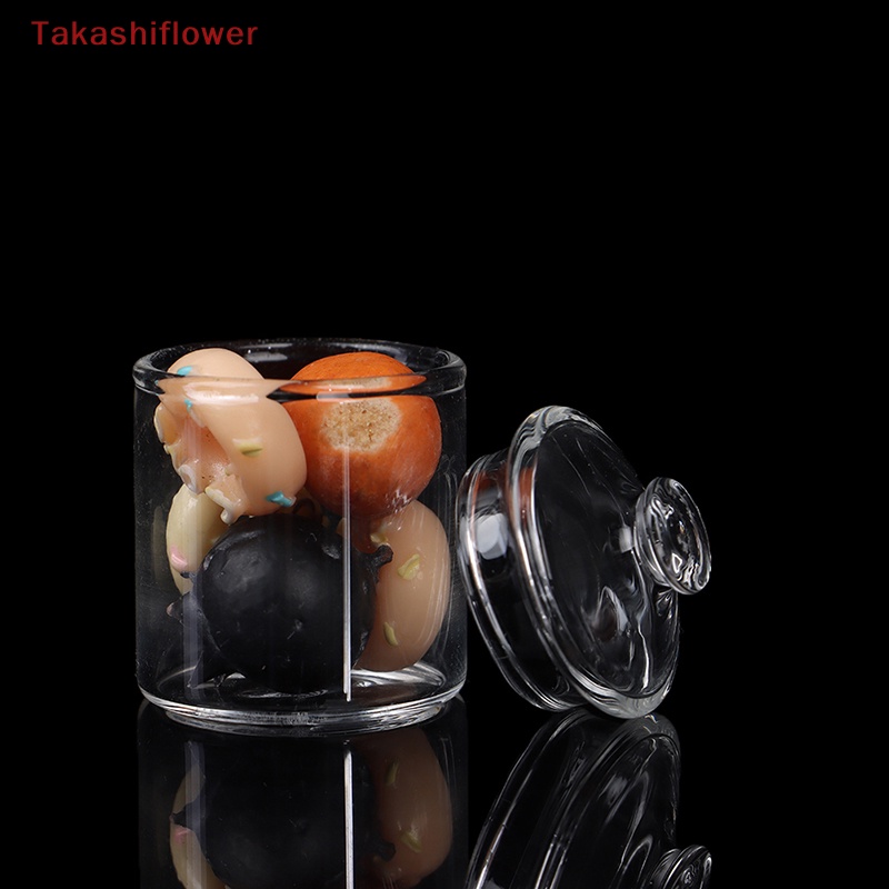 (Takashiflower) Lọ Thủy Tinh borosilicate mini Đựng Kẹo Trang Trí Nhà Búp Bê
