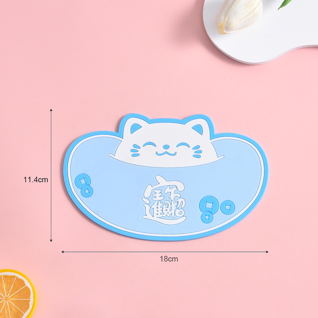 Thảm Chống Trơn Trượt Ô Tô Hoạt Hình Dễ Thương