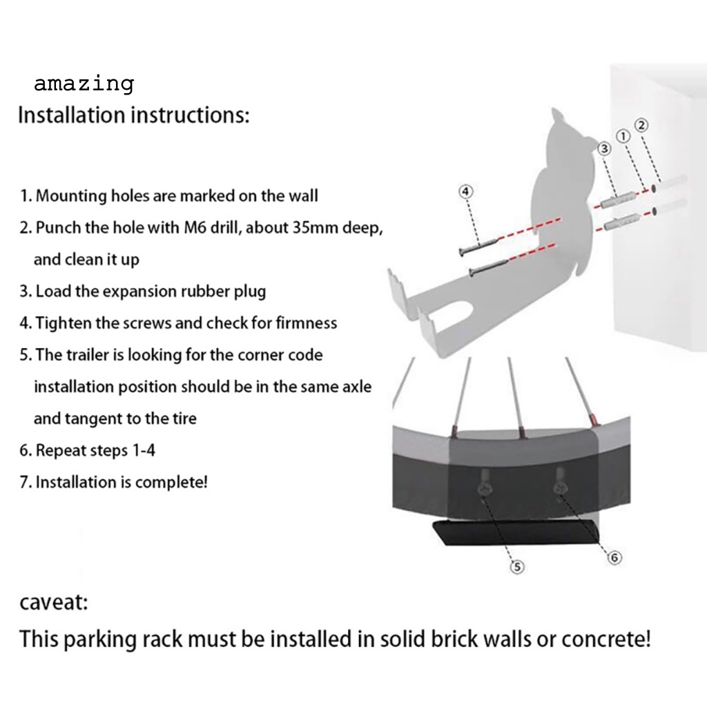 Giá Đỡ Xe Đạp Gắn Tường Bằng Thép Tiện Dụng