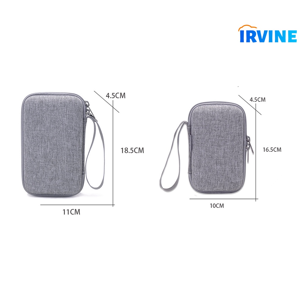 Hộp Đựng Tai Nghe Dạng Lưới Có Dây Co Giãn Và Tay Cầm Mang Theo Đi Du Lịch