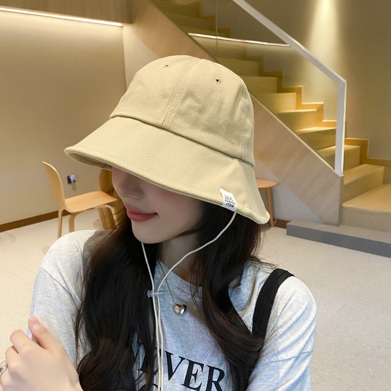 Nón Tai Bèo Vành Rộng Màu Trơn Chống Gió Phong Cách Hàn Quốc Thời Trang Xuân Hè Hàng Mới