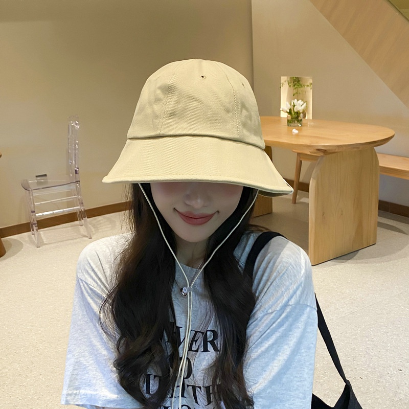 Nón Tai Bèo Vành Rộng Màu Trơn Chống Gió Phong Cách Hàn Quốc Thời Trang Xuân Hè Hàng Mới