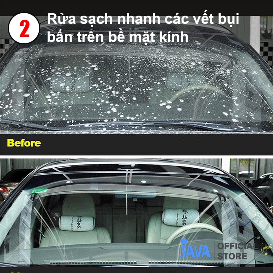 Viên Sủi Rửa Kính Xe Ô tô - Viên Pha Nước Rửa Kính Xe - Làm Sạch Vết Bẩn Trên Kính -1Viên = 4 Lít