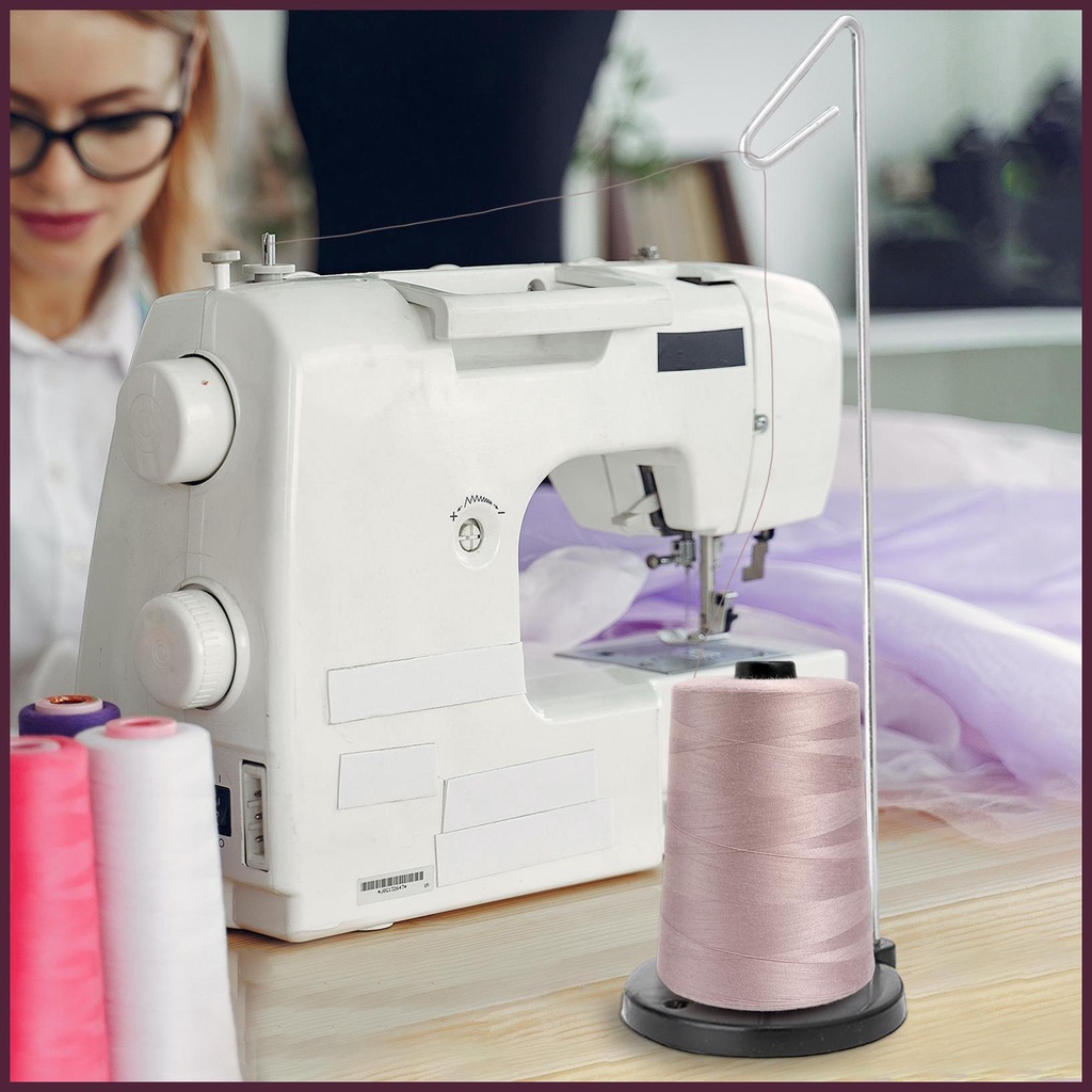Giá Đỡ Cuộn Chỉ Thêu Đơn Kèm Đế Tháo Rời Được Dành Cho Máy May Serger Gemvn