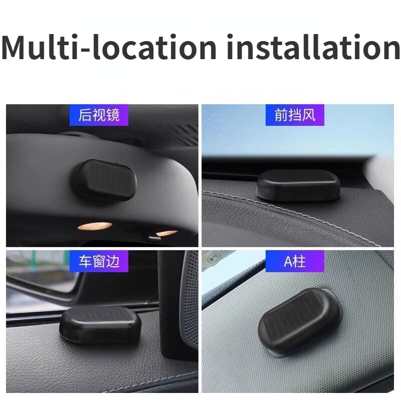 Đèn LED Cảnh Báo Sử Dụng Năng Lượng Mặt Trời Chống Trộm Thông Dụng Cho Xe Hơi