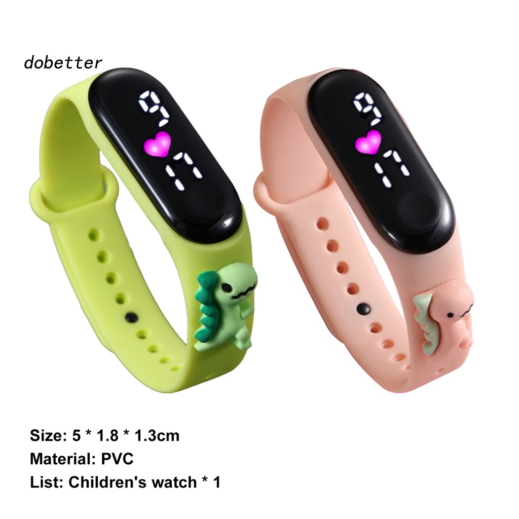 &lt; Dobetter &gt; Đồng Hồ Điện Tử Màn Hình LED Kỹ Thuật Số Chống Thấm Nước Thời Trang Unisex Cho Học Sinh