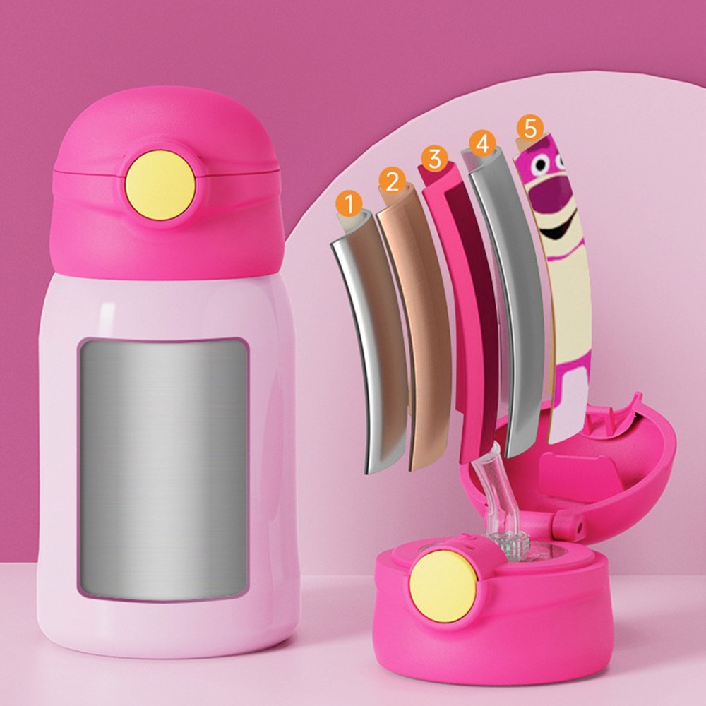 Bình Nước Giữ Nhiệt Bằng Thép Không Gỉ 316 Họa Tiết Hoạt Hình Disney Xinh Xắn