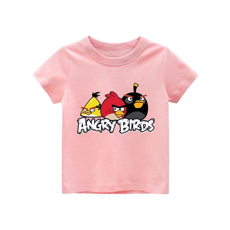Áo thun trẻ em ANGRY BRIDS 2, 8 màu áo, đầy đủ size có big size, MÀU KHÁC NHẮN TIN SHOP