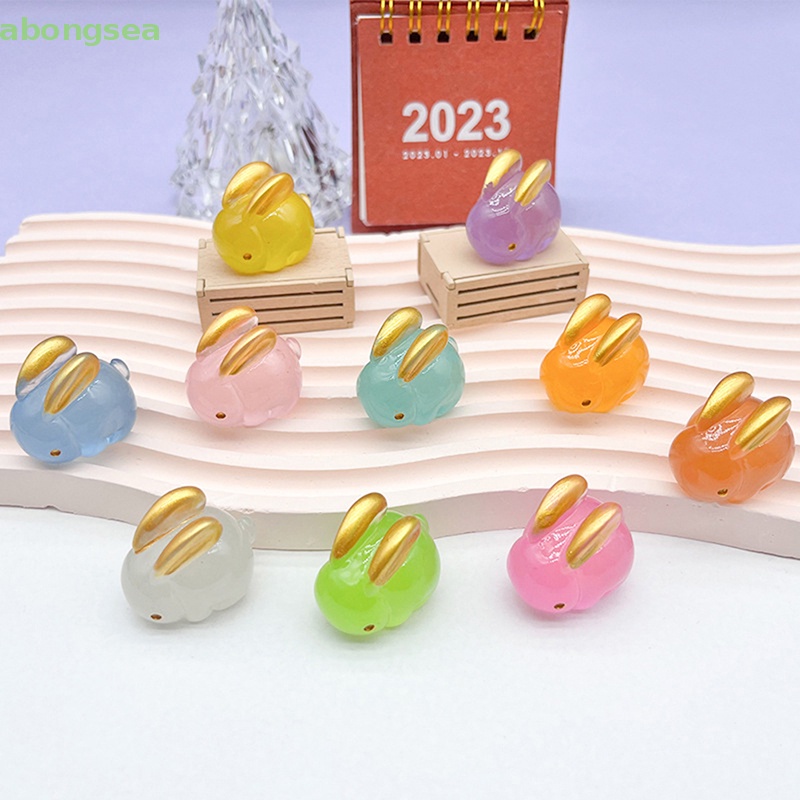 1 Tượng Thỏ Phát Quang Trang Trí Nhà Cửa