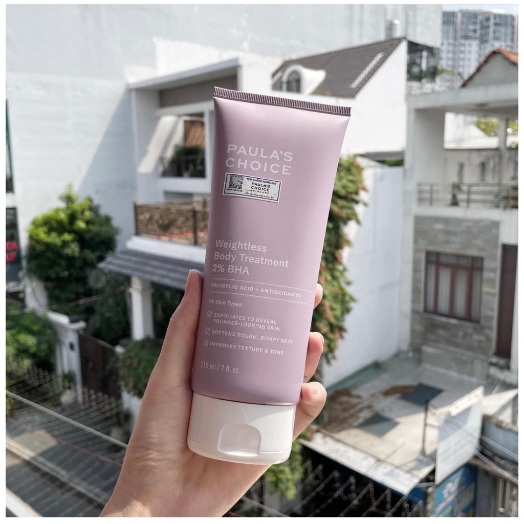 Dưỡng Thể Giảm Mụn Lưng, Giảm Viêm Nang Lông Paula's Choice Body Treatment 2% BHA