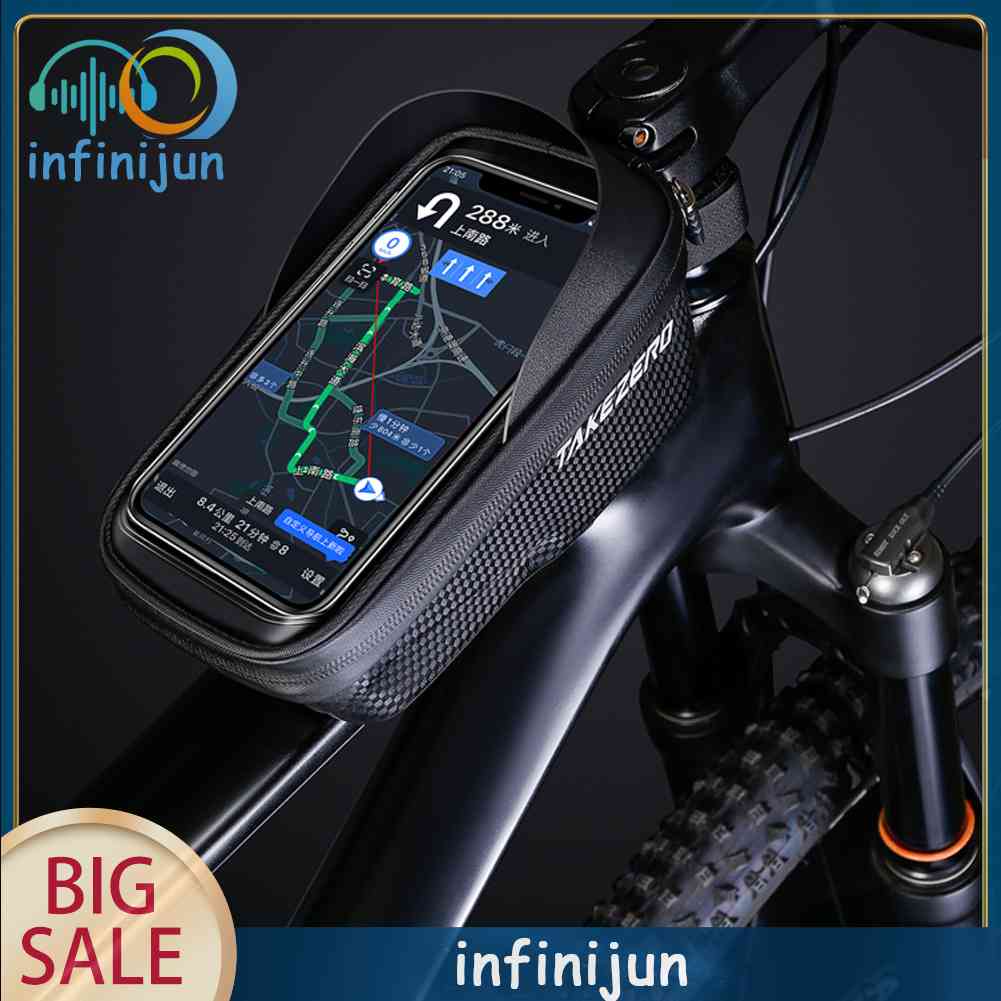 Túi Vỏ Cứng Đựng Điện Thoại Cảm Ứng Cho Xe Đạp