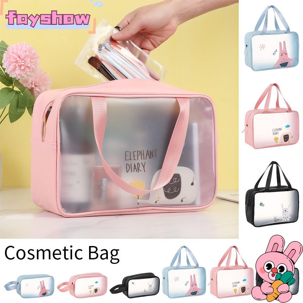 Túi Đựng Mỹ Phẩm Trong Suốt Chống Thấm Nước Tiện Dụng Mang Đi Du Lịch Cho Nữ