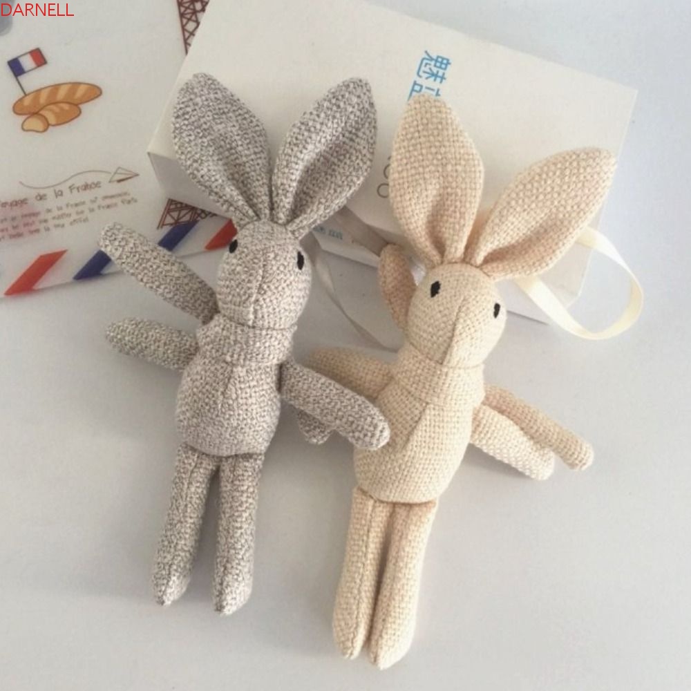 Móc Khóa Thỏ Nhồi Bông Hoạt Hình Đáng Yêu