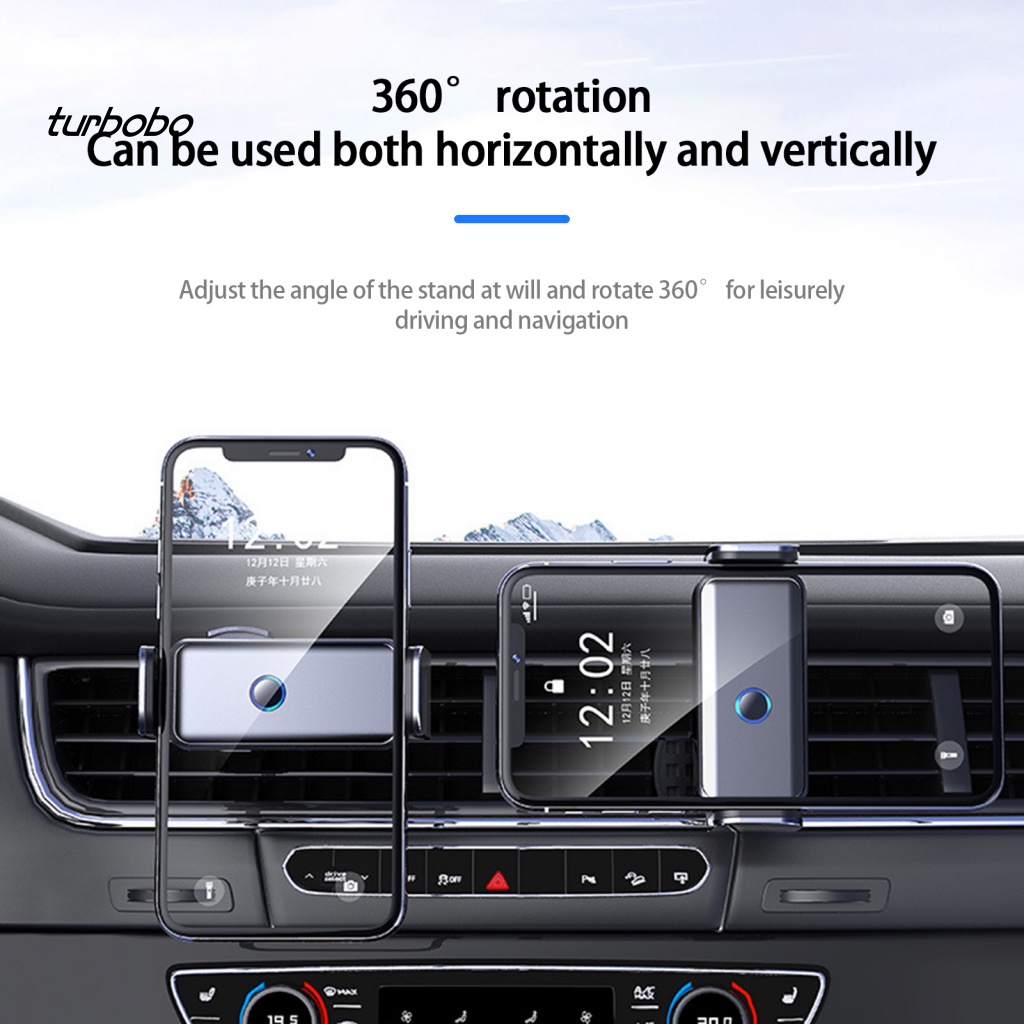 1 Bộ Giá Đỡ Điện Thoại DC5V Thông Minh Tự Động Khóa Trên Xe Hơi