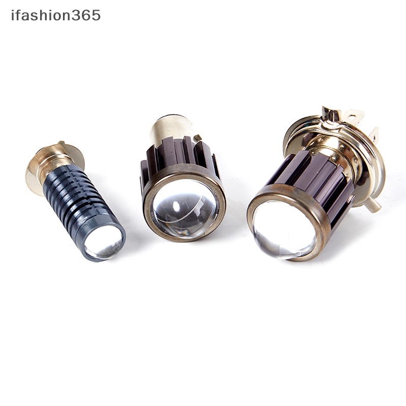 1 Bóng Đèn Pha Led H4 BA20D Hai Màu 3000K 6000K Cho Xe Máy Scooter ATV