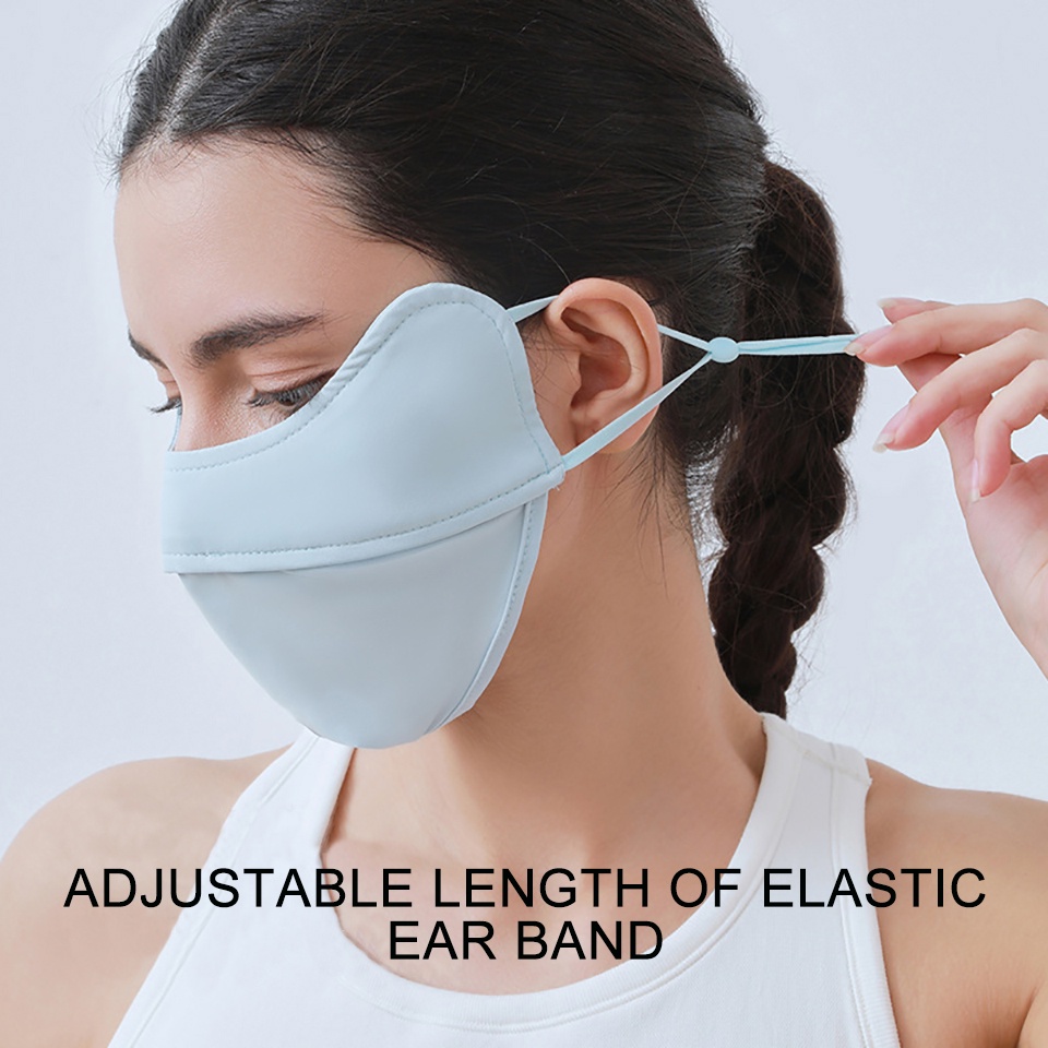 Khẩu Trang Chống Nắng Chống Tia UV Thoáng Khí Bảo Vệ Mắt Tiện Dụng