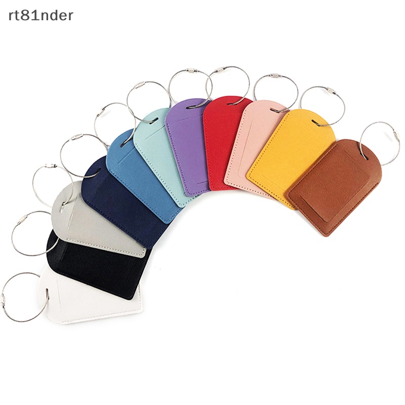 Rt Nhãn Đánh Dấu Ghi Thông Tin Riêng Tư Bằng Da PU Gắn Hành Lý Du Lịch Tiện Dụng