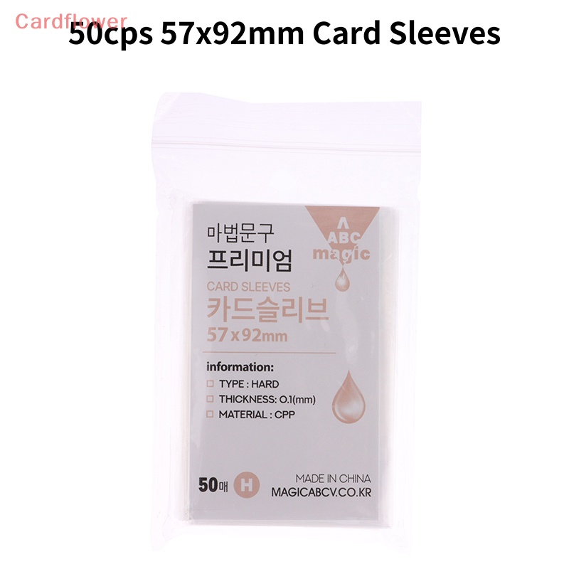 Set 50 Tấm Phim Bọc Bảo Vệ Album Ảnh 57x92mm Mới