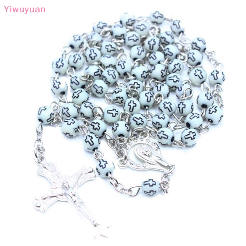 < Yiwuyuan > Vòng cổ Mặt Thánh Giá Bằng Nhựa Dành Cho Nữ