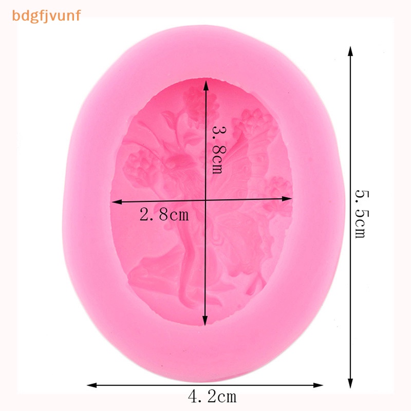 Khuôn Silicon Làm Bánh Kẹo / Xà Phòng Hình Nàng Tiên Xinh Xắn