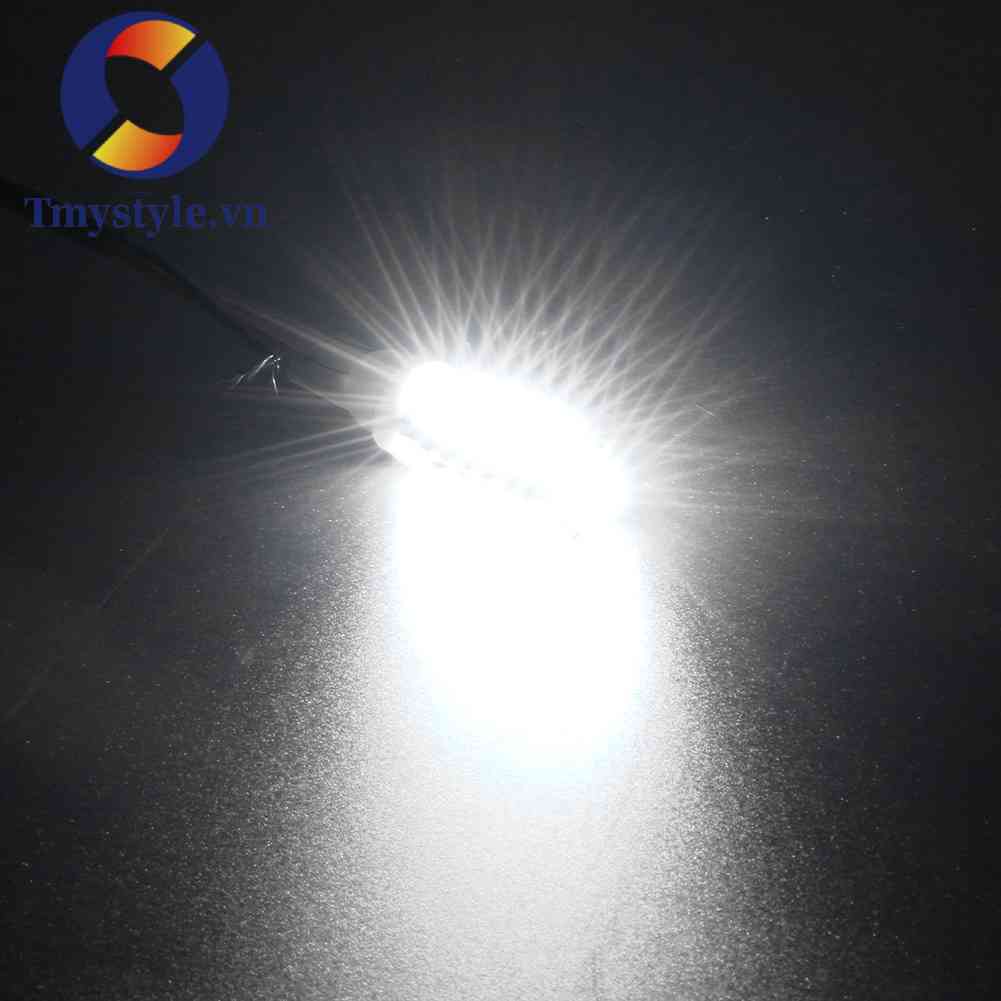 1 Cặp Bóng Đèn Chiếu Sáng Biển Số Xe Hơi W5W 20 SMD7020 LED T10