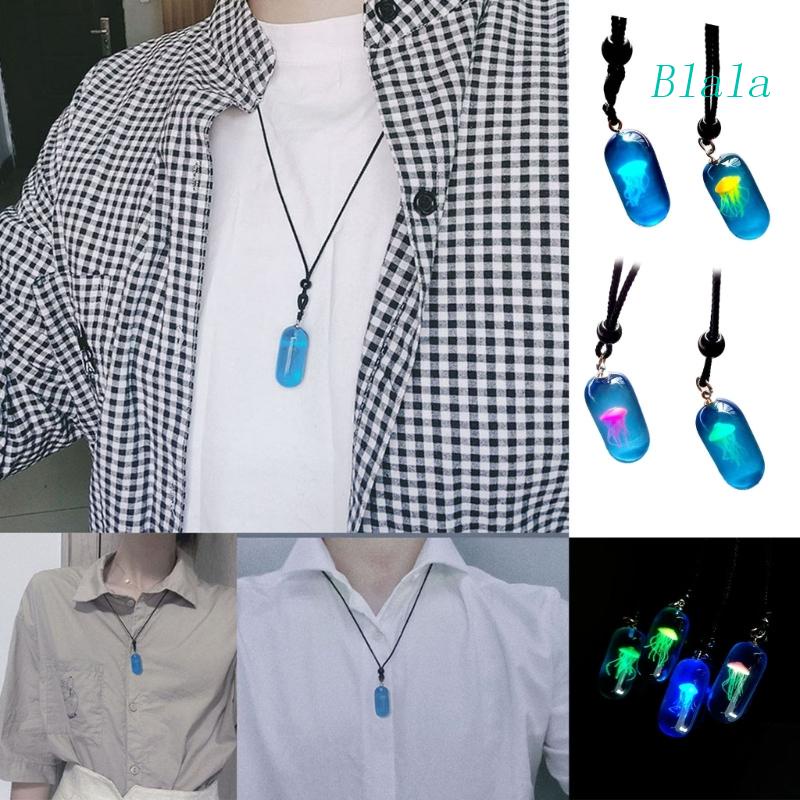 Vòng cổ Mặt Hình Sứa Biển Phát Quang Dễ Thương