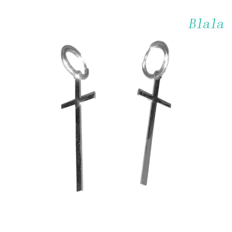 1 Đôi Bông Tai Hợp Kim Hình Thánh Giá Phong Cách Hip Hop Cho Nam Và Nữ