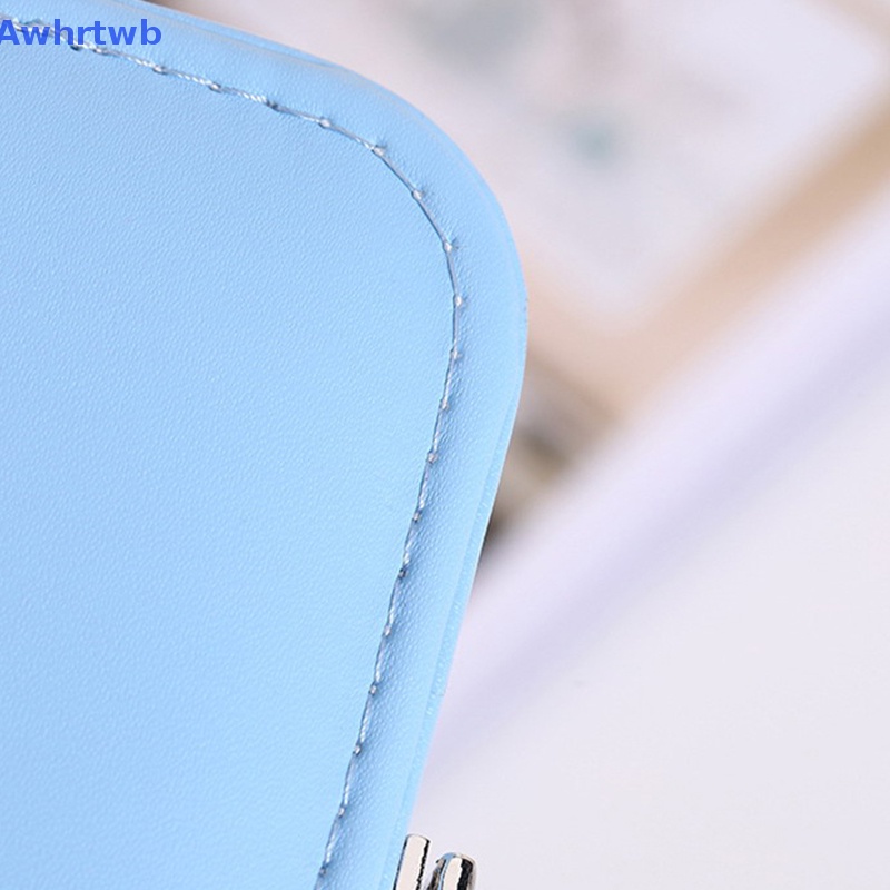 Hộp Đựng Trang Sức Bằng Da PU Hai Tầng Màu Kẹo Ngọt Mới