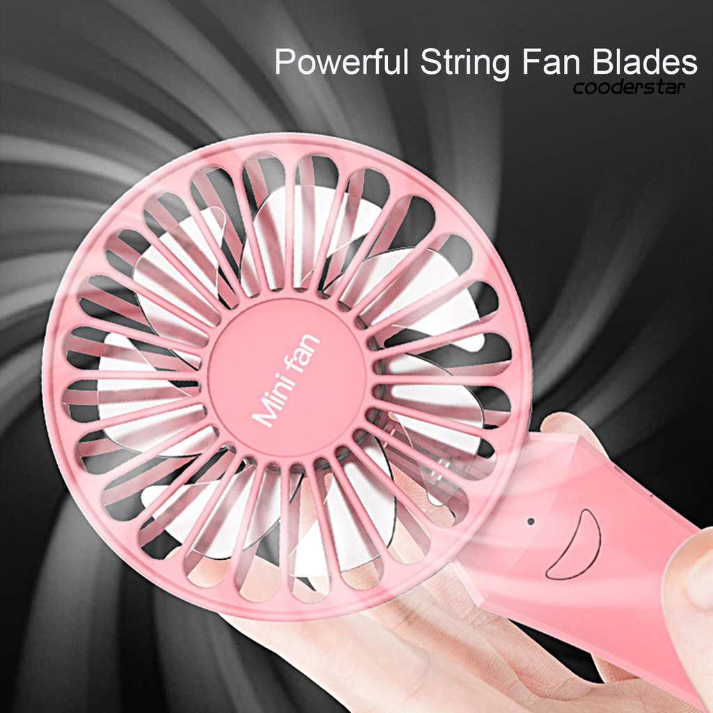 1 Bộ Quạt Làm Mát Cầm Tay Có Thể Điều Chỉnh Chế Độ Gió Mạnh Không Ồn Sử Dụng Hàng Ngày